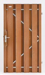 Porte cadre métallique timber exotique H1,80xL1,00m